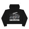 Lane Splitting Women Crop Hoodie