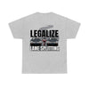 Lane Splitting Unisex Cotton Tee