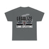 Lane Splitting Unisex Cotton Tee
