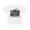 Lane Splitting Unisex Cotton Tee
