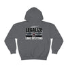 Lane Splitting Unisex Hooded Sweatshirt