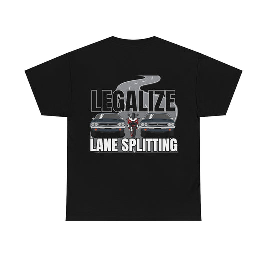 Lane Splitting Unisex Cotton Tee