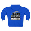 Lane Splitting Unisex Full Zip Hoodie