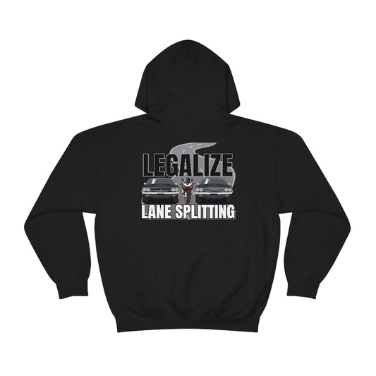 Lane Splitting Unisex Hooded Sweatshirt